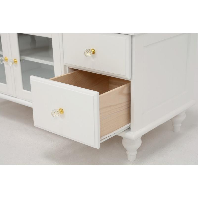 テレビ台 120 テレビボード ローボードTV台 エレガント メルヘン収納 46型 46インチ 46V MTV-5882WH |  | 03