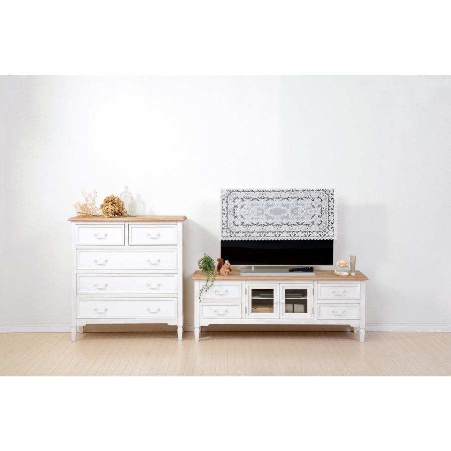 テレビ台 ローボード テレビボード 完成品 テレビ台 収納 ブロカント 収納 46型 46インチ 46VMTV-7323WH |  | 10