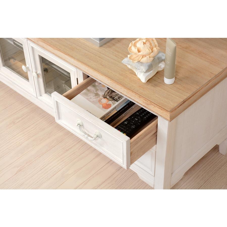 テレビ台 ローボード テレビボード 完成品 テレビ台 収納 ブロカント 収納 46型 46インチ 46VMTV-7323WH |  | 05