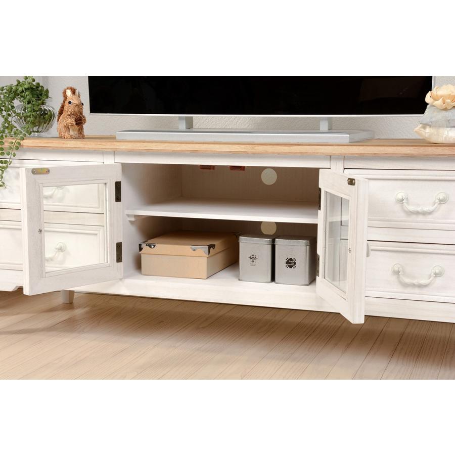 テレビ台 ローボード テレビボード 完成品 テレビ台 収納 ブロカント 収納 46型 46インチ 46VMTV-7323WH |  | 06