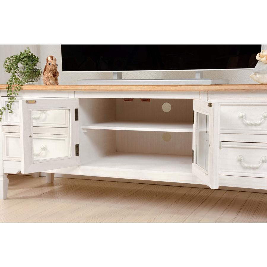 テレビ台 ローボード テレビボード 完成品 テレビ台 収納 ブロカント 収納 46型 46インチ 46VMTV-7323WH |  | 07