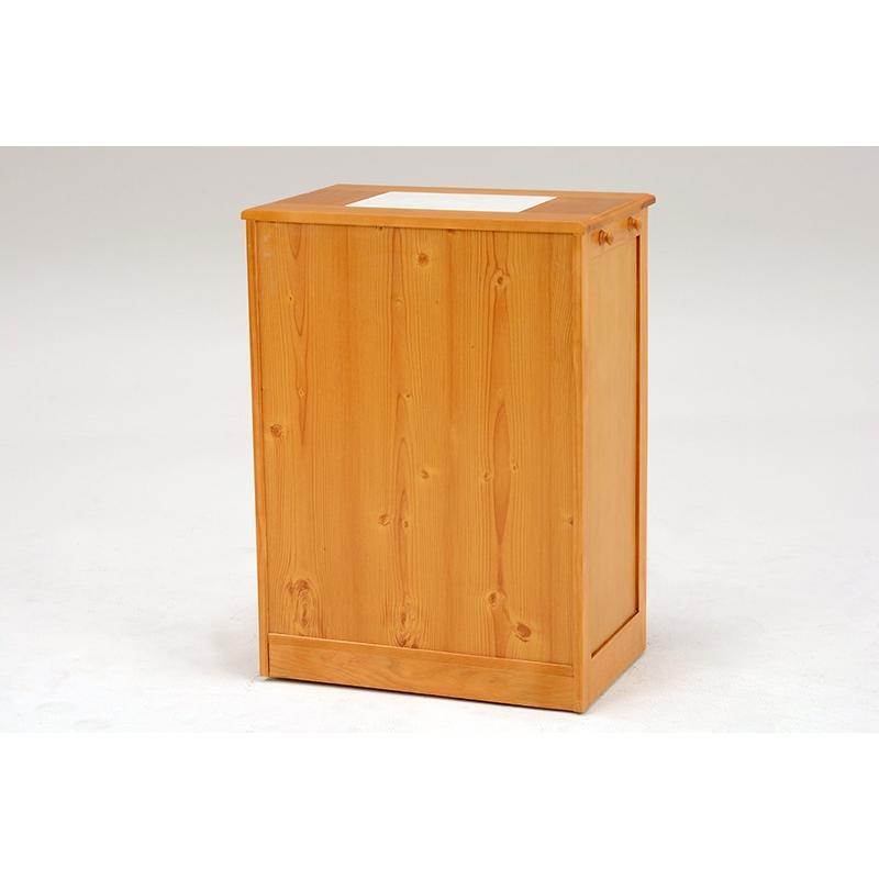 ダストボックス カウンター 2分別 カウンター ワゴン キャスター  ごみ箱 完成品 25Lペール ごみ箱 ダストBOX MUD-6722NA |  | 03