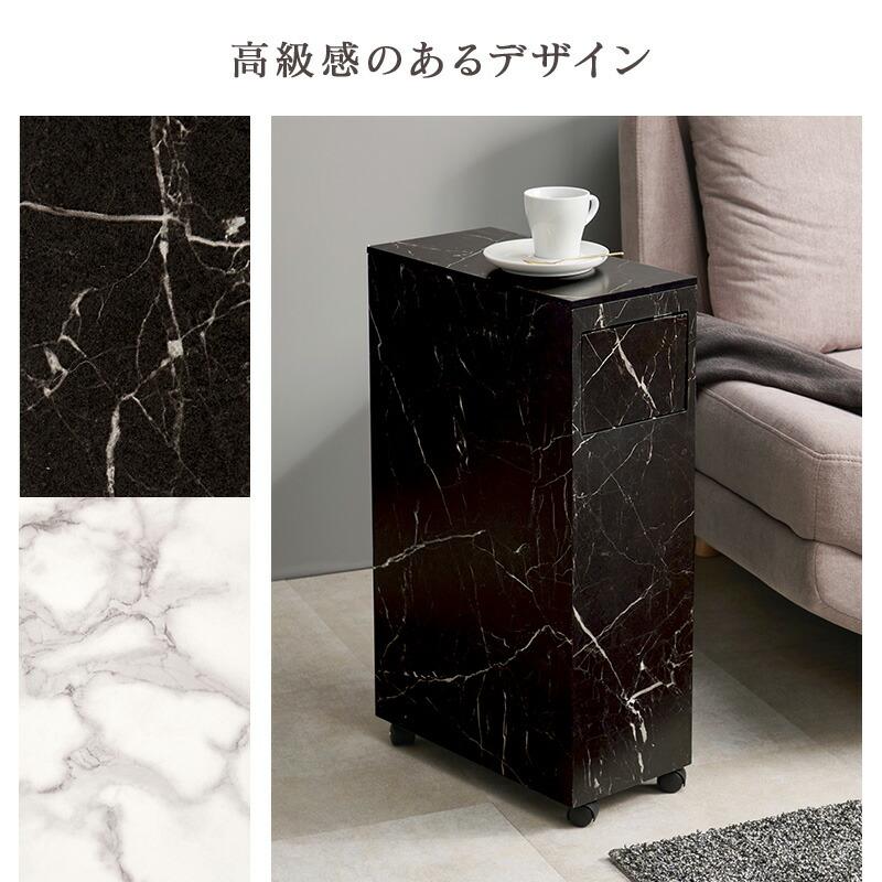 ダストボックス キャスター付き 25リットル ゴミ箱  コンパクト キッチン リビング 寝室 インテリア おしゃれ  モダン シンプル 角型 MUD-6953 |  | 03