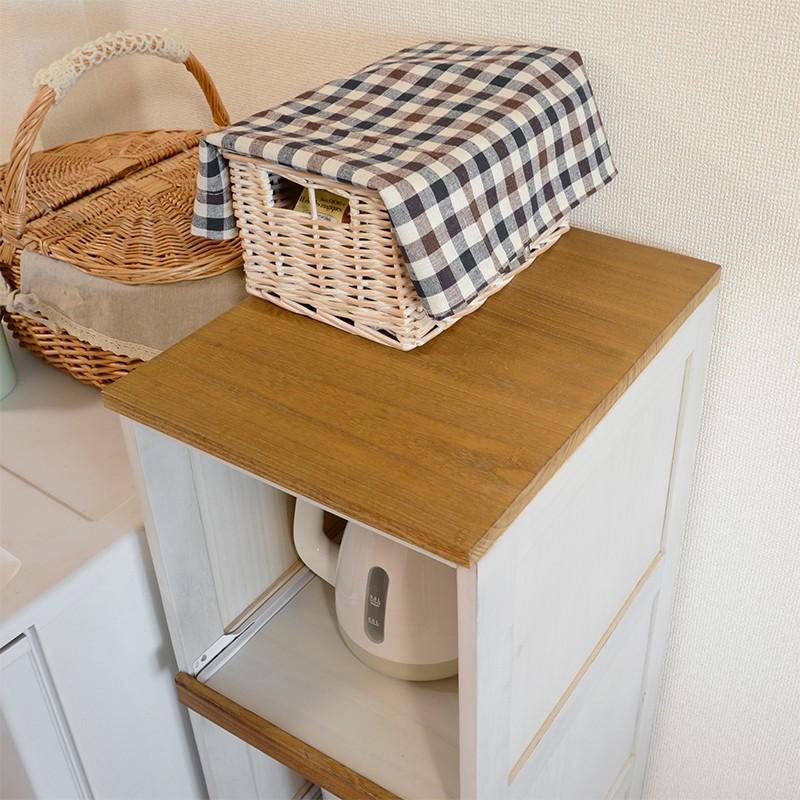 収納 ラック 完成品 ラック 30 ダストワゴン すきま 炊飯器ラック スライド棚 棚 台所  MUD-51WS |  | 04