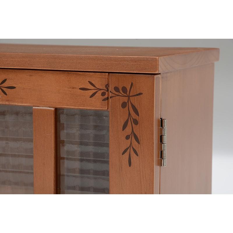 スパイスラック 味料ラック ガラス扉  収納ラック 台所 ラック 完成品 ガラス味料棚MUD-28LBR |  | 02