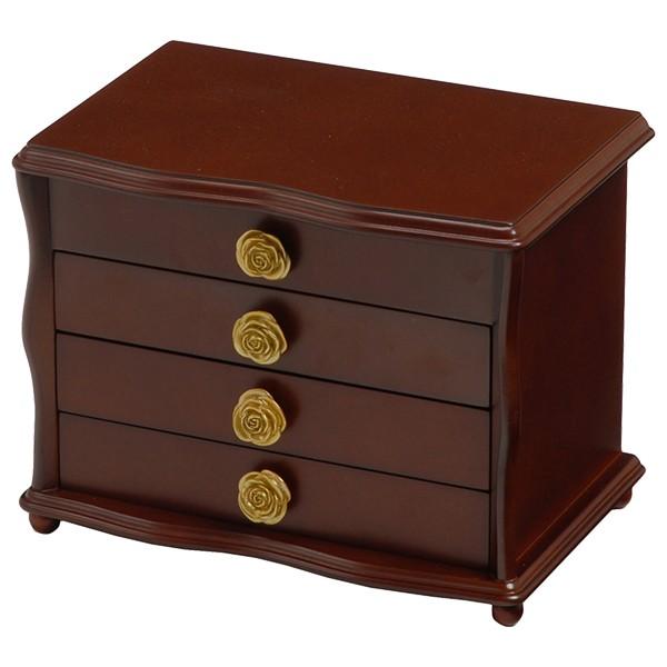 ジュエリーボックス 完成品 収納 アクセサリーケース アクセサリー収納 鏡 ミラー ジュエリー ネックレス 収納ケース MUD-6111 |  | 01