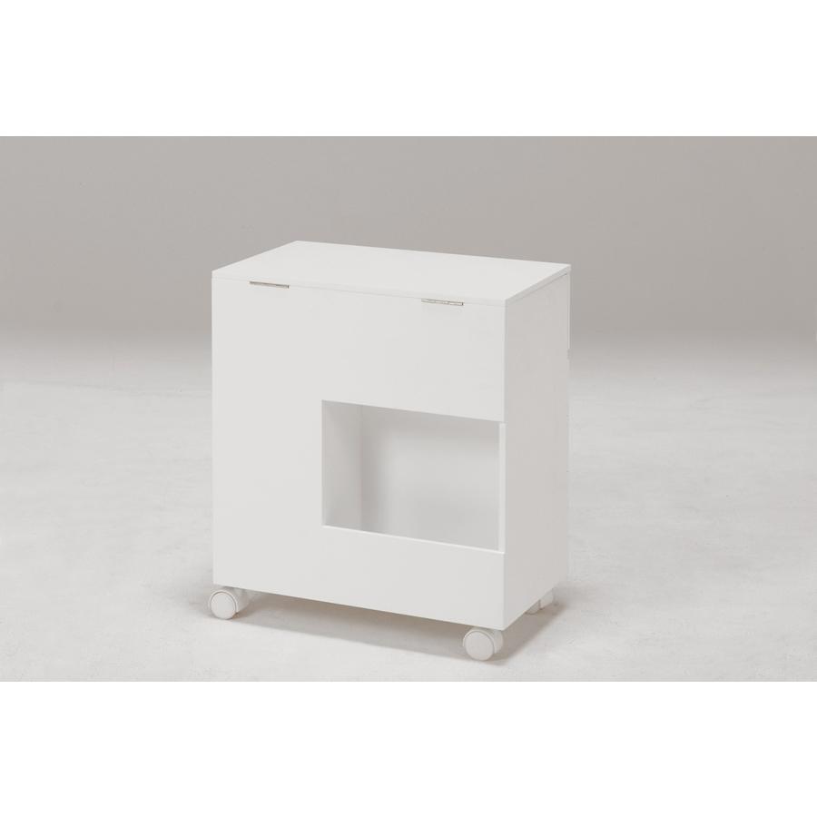 コスメワゴン キャスター 鏡 1面ドレッサー 鏡台ミラー 完成品 メイクボックス MUD-6649 |  | 07