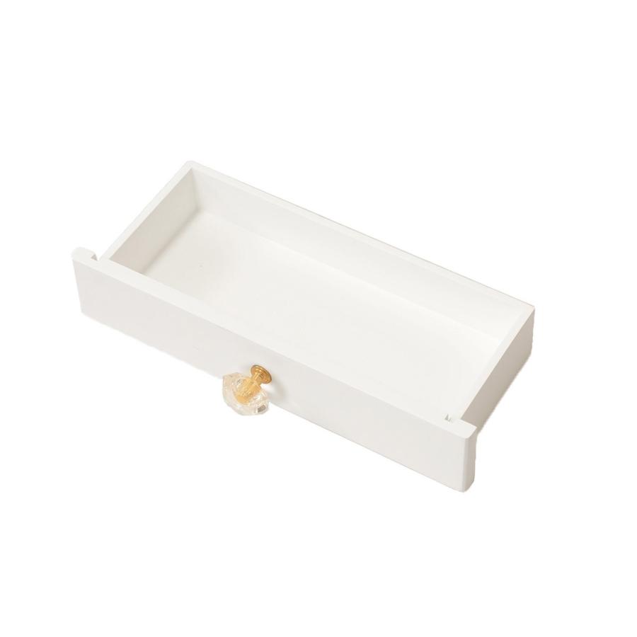 コスメボックス 化粧ボックス メイクボックス 完成品 ミラー付 三面鏡 ミニドレッサー ジュエリーボックス 化粧入れ  MUD-6835WH |  | 11