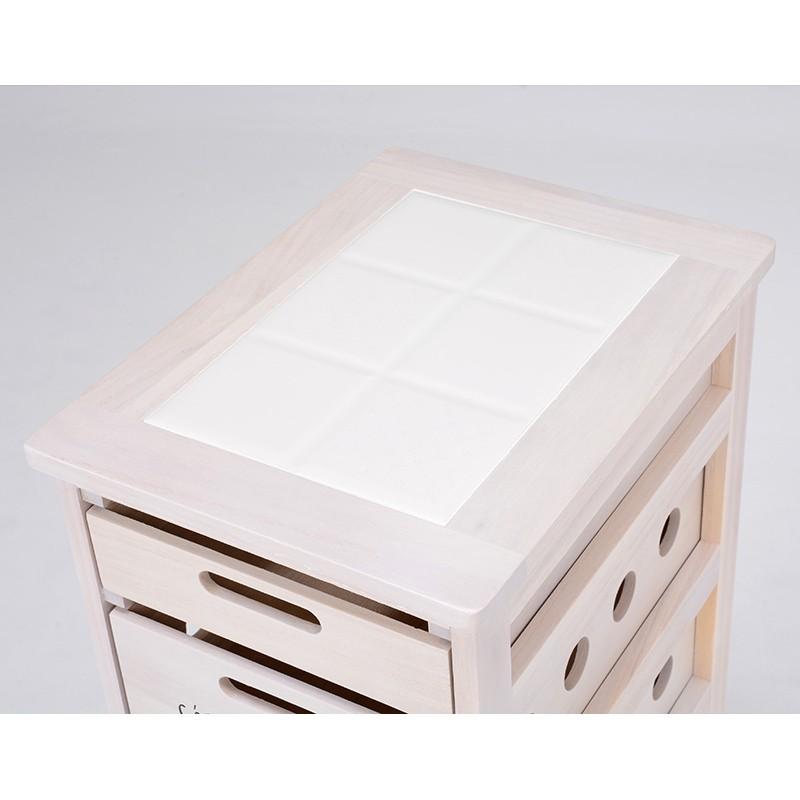 ワゴン キャスター 完成品 ストッカー 30 4段 サニタリーラック ラック ラック チェスト MUD-64WS |  | 03