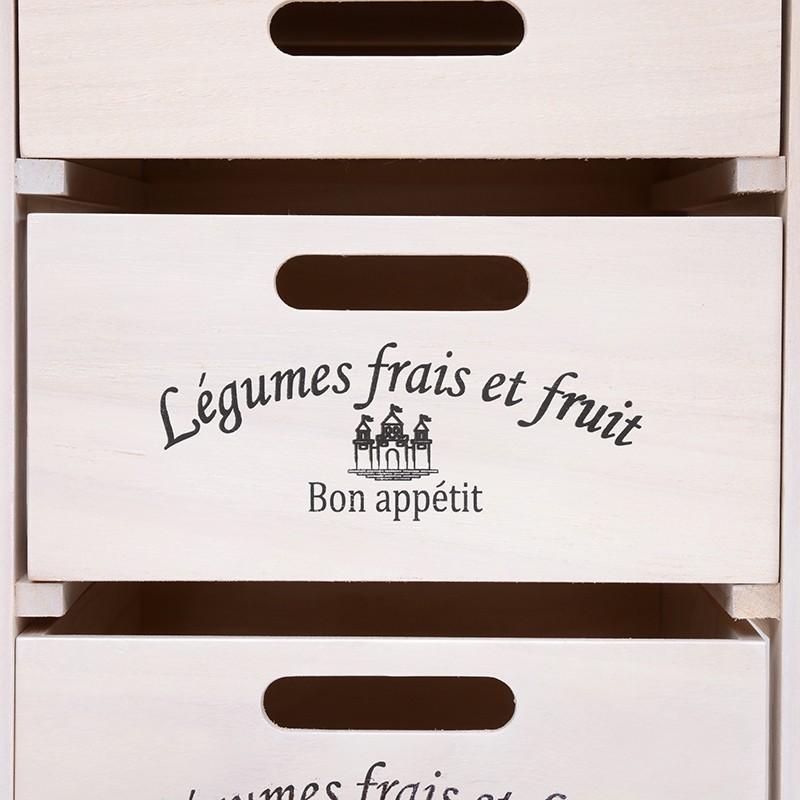 ワゴン キャスター 完成品 ストッカー 30 4段 サニタリーラック ラック ラック チェスト MUD-64WS |  | 05