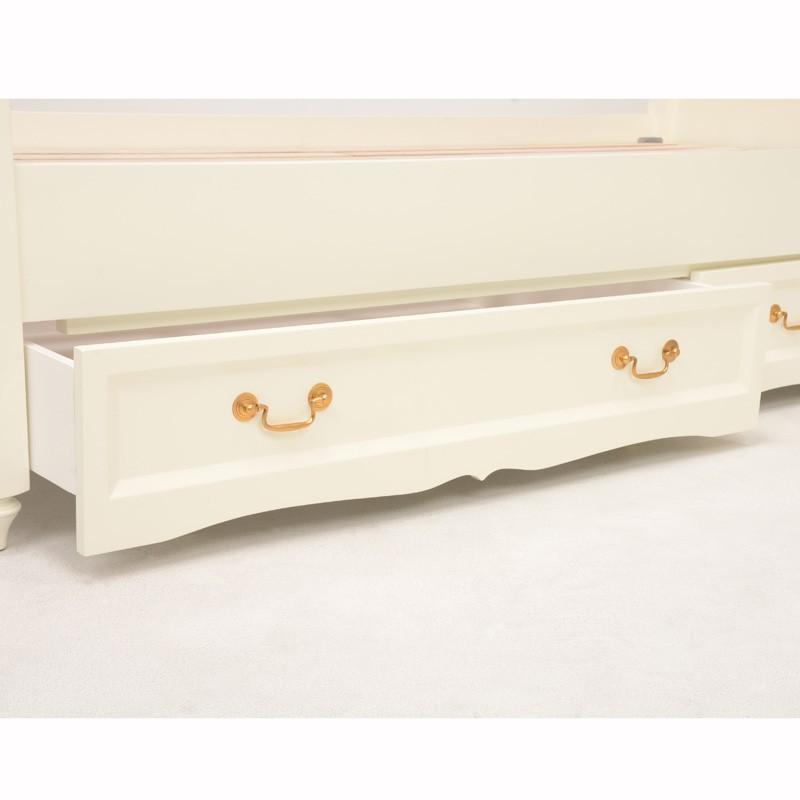 姫ベッド ベッド収納ベッド シングルベッド ベッドフレーム メルヘン シングルサイズ ロリータ プリンセス ヨーロピアンテイスト RB-1855WH |  | 04