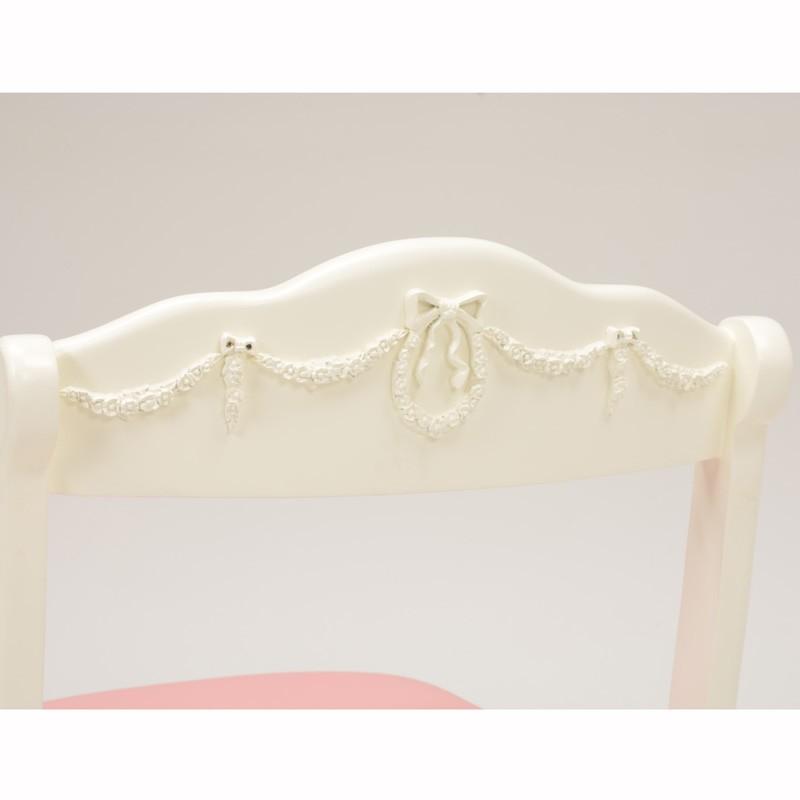 高さ調整学習椅子  学習イス チェア デスクチェア カントリー チェア白 勉強 RC-1853WH |  | 01