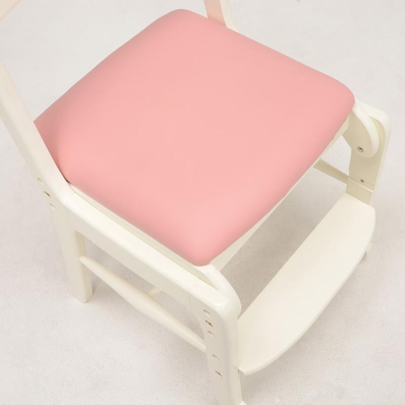 高さ調整学習椅子  学習イス チェア デスクチェア カントリー チェア白 勉強 RC-1853WH |  | 02