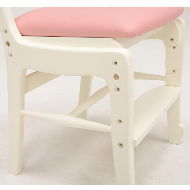 高さ調整学習椅子  学習イス チェア デスクチェア カントリー チェア白 勉強 RC-1853WH |  | 04