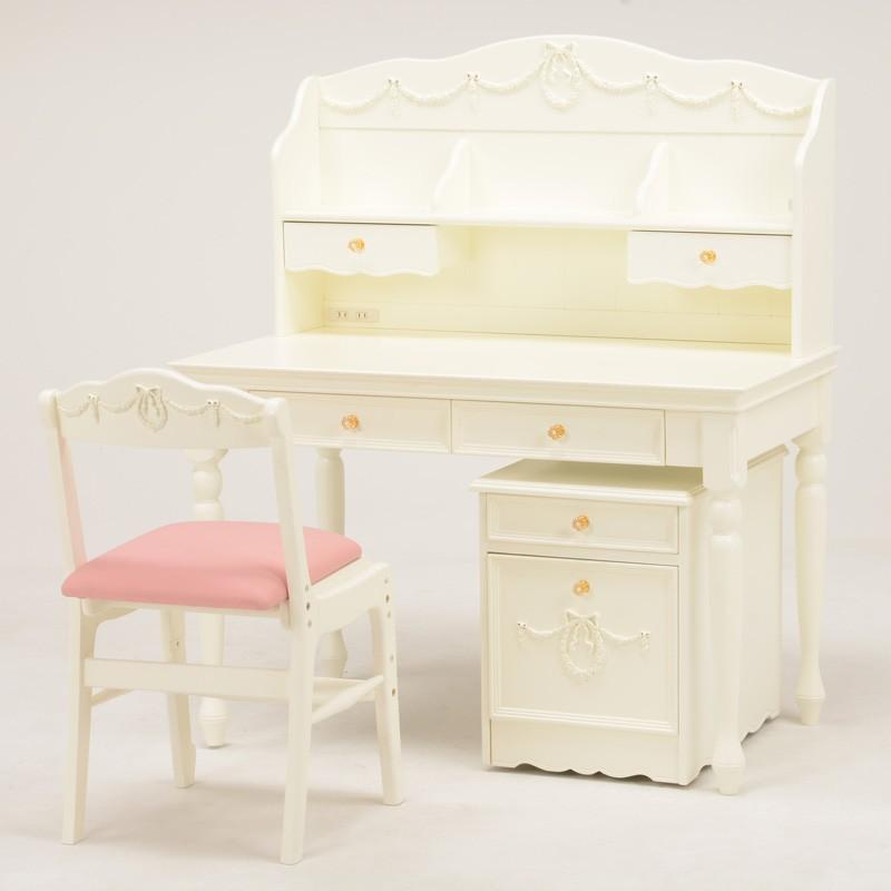 高さ調整学習椅子  学習イス チェア デスクチェア カントリー チェア白 勉強 RC-1853WH |  | 06