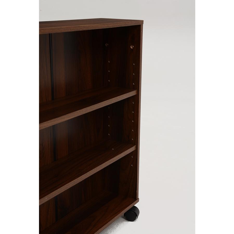 本棚 押入れ収納 キャスター ラック 55×16 本棚   押入れワゴン サニタリーラック ラック ラック RCC-1021BR-S |  | 01