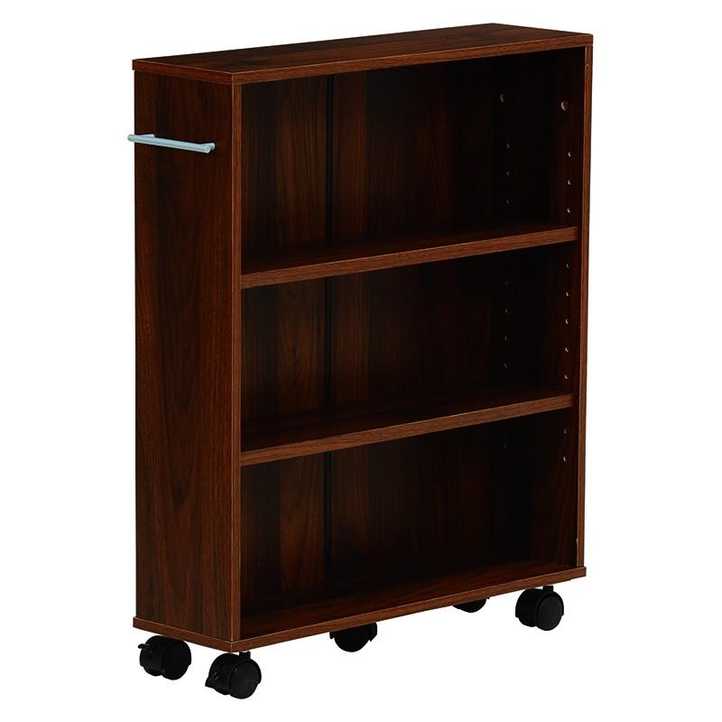本棚 押入れ収納 キャスター ラック 55×16 本棚   押入れワゴン サニタリーラック ラック ラック RCC-1021BR-S |  | 07