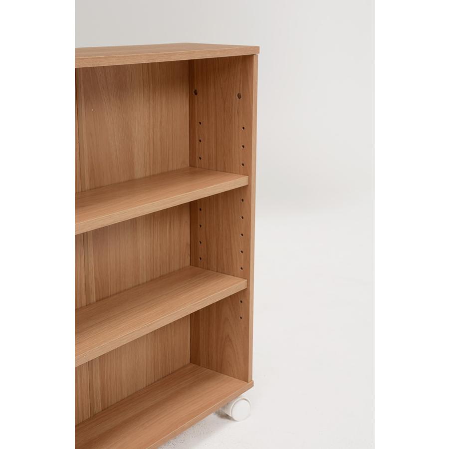 本棚 押入れ収納 キャスター ラック 55×21 本棚   押入れワゴン サニタリーラック ラック ラックRCC-1021NA-M |  | 01