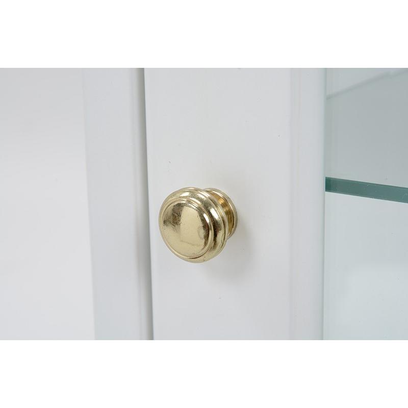 ガラスキャビネット ガラスケース ラック 猫脚 ネコ脚 棚 ディスプレイ RCC-1234AW |  | 03