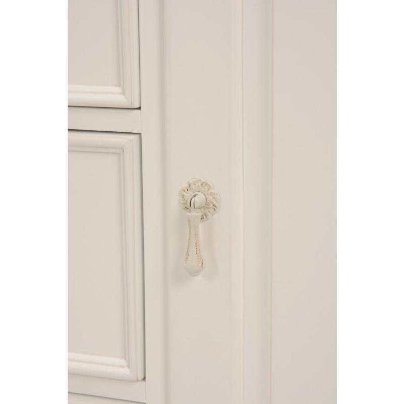 キャビネット 幅110cm ワイドキャビネット白 収納 棚 脚キャビネット 電話台 鍵  飾り台 飾り棚 北欧 白家具クラシック RCC-1583 |  | 07