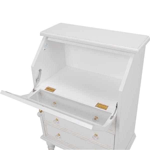 ガラスキャビネット プリンセス ボード 電話台ファックス台 チェスト ラック RCC-1787AW |  | 01