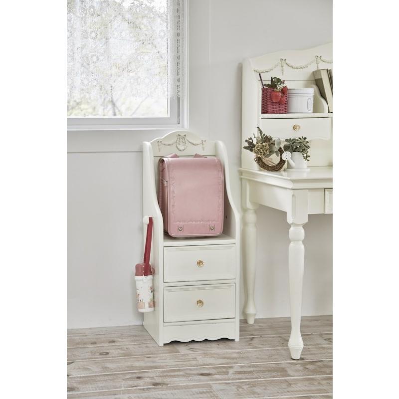 ランドセルラック引出し 収納家具棚  ランドセル棚 子供部屋 白家具クラシックRCC-1856WH |  | 06