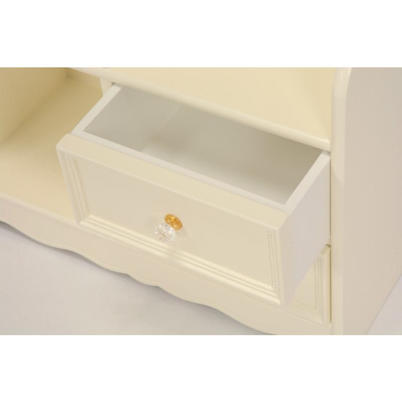ランドセルラック 2人用引出し 収納家具棚  ランドセル棚 子供部屋 白家具クラシックRCC-1857WH |  | 04