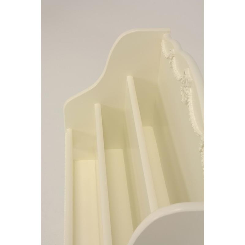 絵本ラック キャスター付き 本棚 おもちゃ収納 おもちゃ箱 絵本棚 引出し ラック ワゴン 棚 RCC-1858WH |  | 03