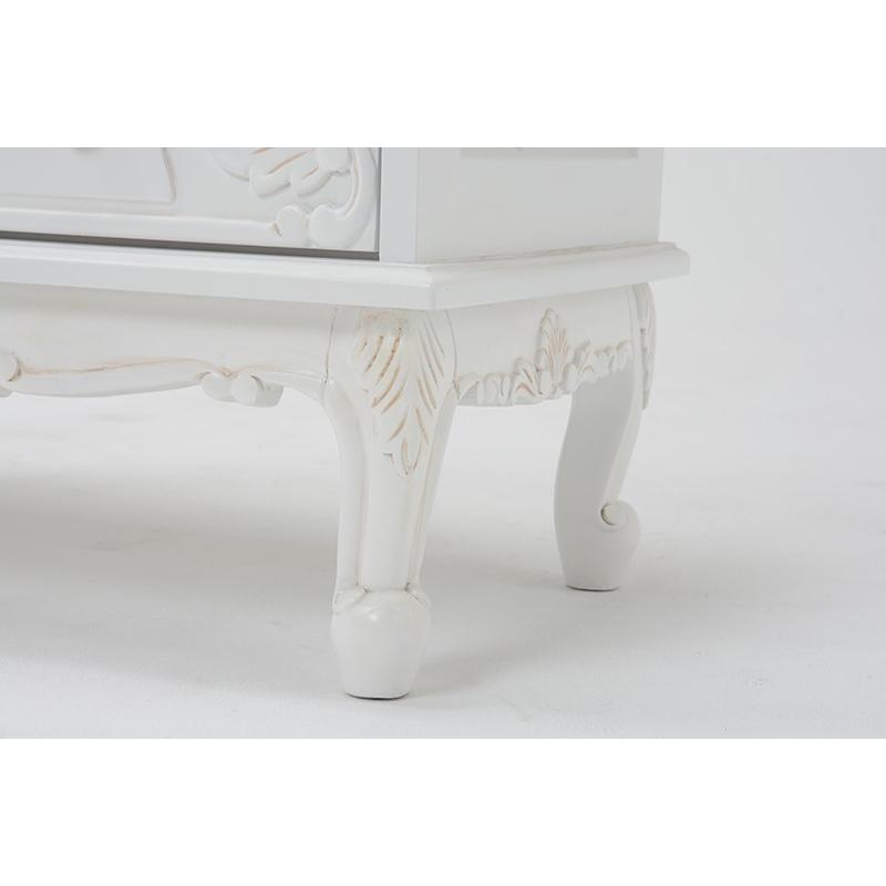 サイドチェスト ナイトテーブル 猫脚 ネコ脚 チェスト デスクサイド  チェスト サイドテーブル ベッド横 収納棚 RCH-1231AW |  | 02