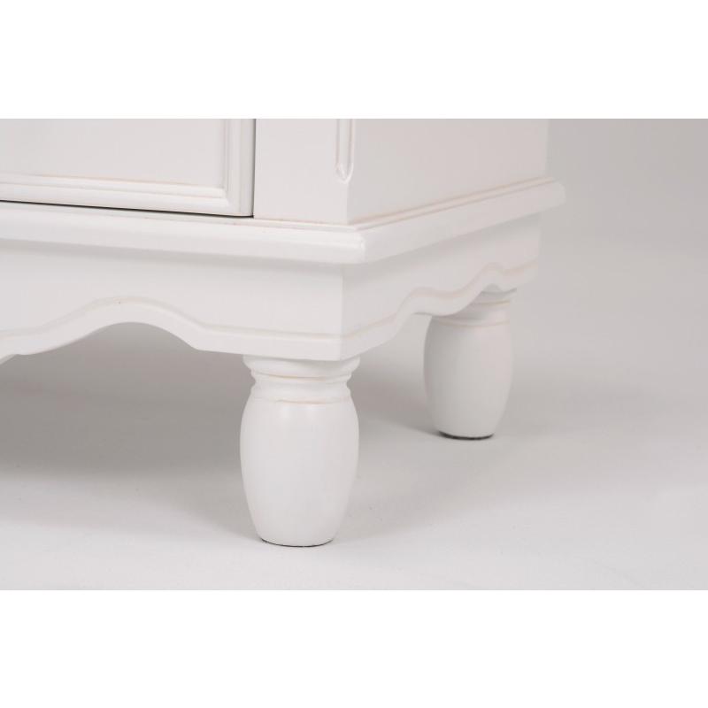 北欧 チェスト 4段  鍵収納家具 衣類収納 収納 箪笥 たんす ロマンチック白 収納家具 白家具 棚エレガントRCH-1581 |  | 08