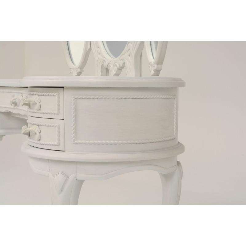 ドレッサー 三面鏡 ドレッサー デスクドレッサーテーブル ドレッサーデスク 収納 メイク ミラー 鏡 ヨーロピアン プリンセス RD-1367AW |  | 04