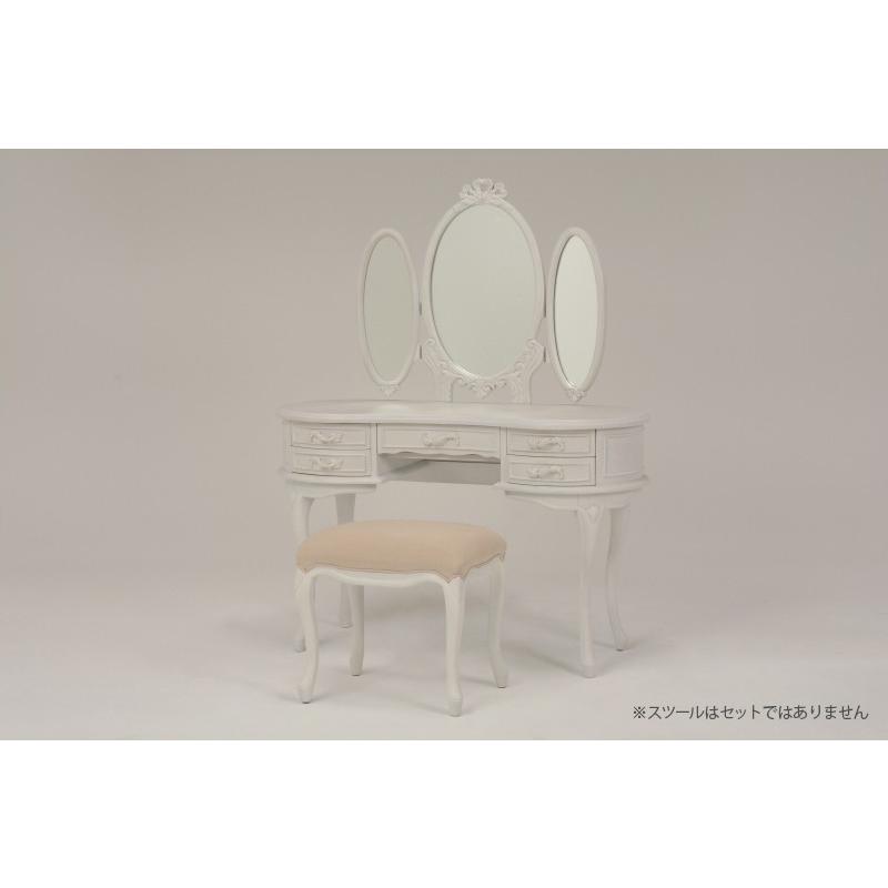 ドレッサー 三面鏡 ドレッサー デスクドレッサーテーブル ドレッサーデスク 収納 メイク ミラー 鏡 ヨーロピアン プリンセス RD-1367AW |  | 07