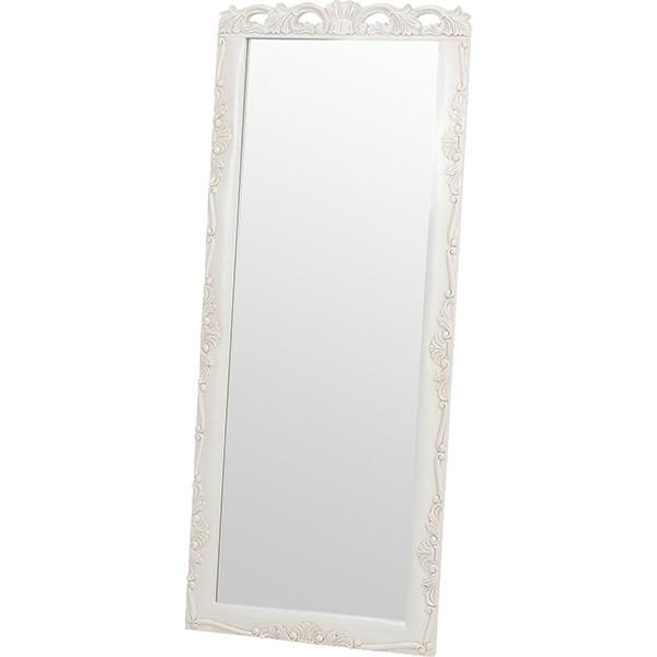 ミラー 全身 風彫刻ミラー 姿見 大型ミラー 立てかけ 立て掛け 鏡 かがみ 転倒防止用チェーン  テト  RD-1765AW | 