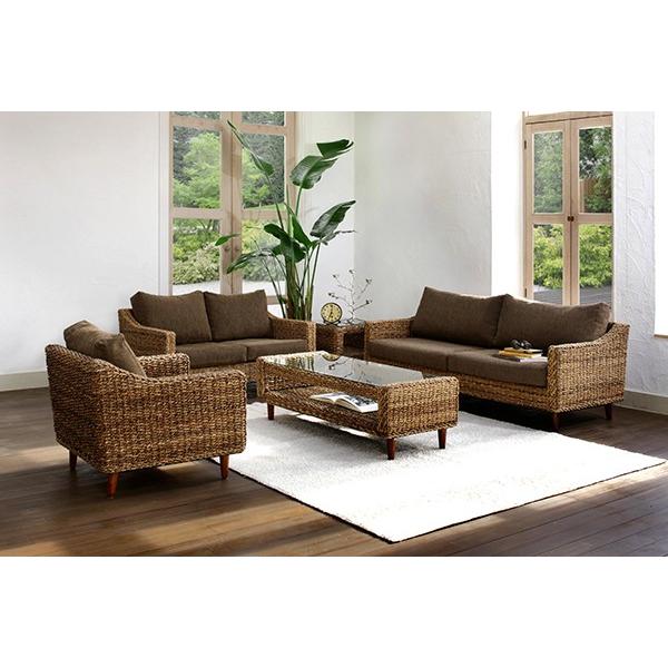 テーブル テーブル センターテーブル ローテーブル テーブル ガラステーブル  天然素材 アバカ RL-1440NA-T |  | 02