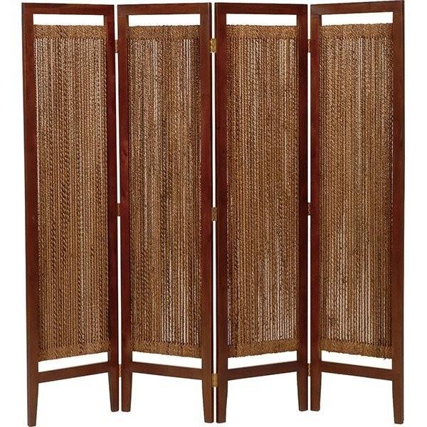 風 4連  間仕切り パーテーション パーティション 自宅 衝立 つい立 和風 和室 アジアン 飲食店RS-1441NA-4 | 