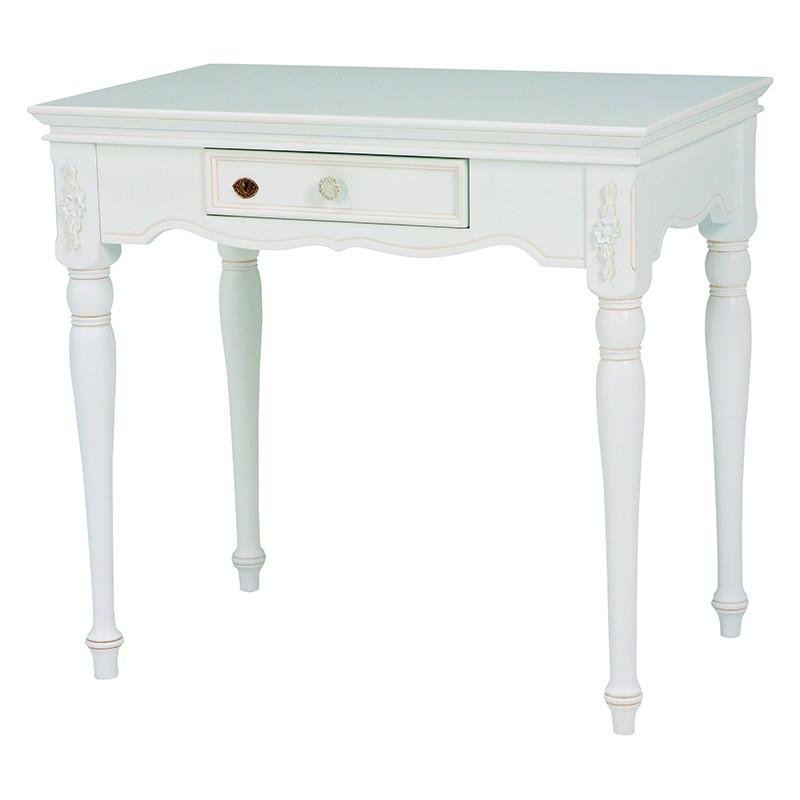 エレガント彫刻テーブル コンソールテーブル 鍵 幅80 ワークテーブル エレガント RT-1670 | 