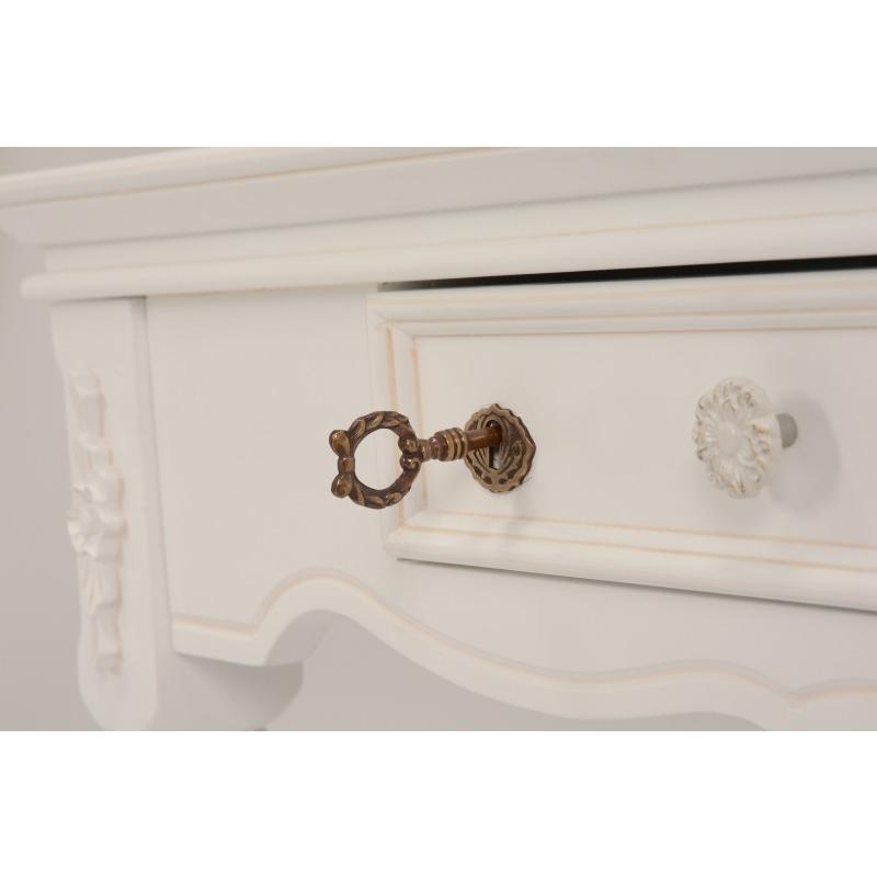 エレガント彫刻テーブル コンソールテーブル 鍵 幅80 ワークテーブル エレガント RT-1670 |  | 04