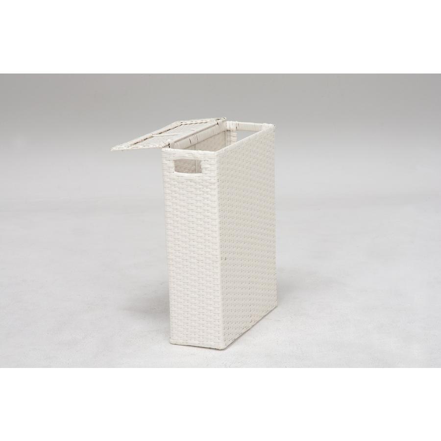 トイレラック トイレ 収納 トイレラック ボックス   ケース カゴ かご 籠 ボックス  収納 フタ付ボックス  RTR-2404WH |  | 01