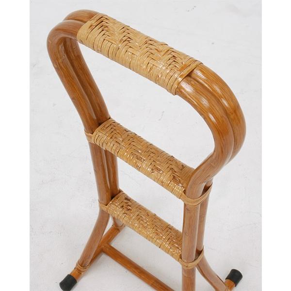 立ち上がりステッキ  立ち上がり補助 ラタン 手摺り 手スリ ステッキ  らくらく 立ちステッキ   トイレ   S-999 |  | 05