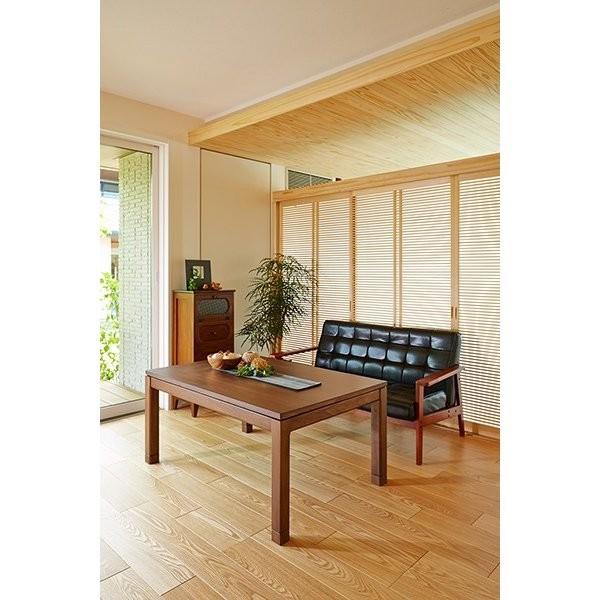 コタツ テーブル ハイタイプ 茶色 炬燵 デスク コタツ幅90cm 正方形 こたつ ダイニング オールシーズン 一年中  シェルタT90H |  | 12