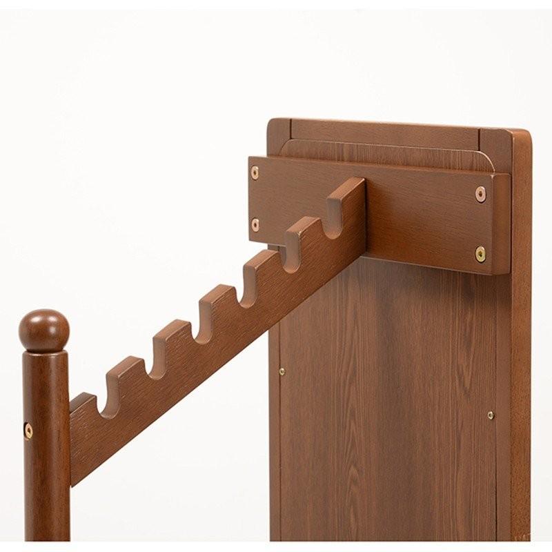 ミラーハンガーラック ハンガーミラーミラー スタンドミラー 鏡  ハンガー 掛け  全身鏡 帽子掛け 姿見 収納 VD-7029DBR |  | 01