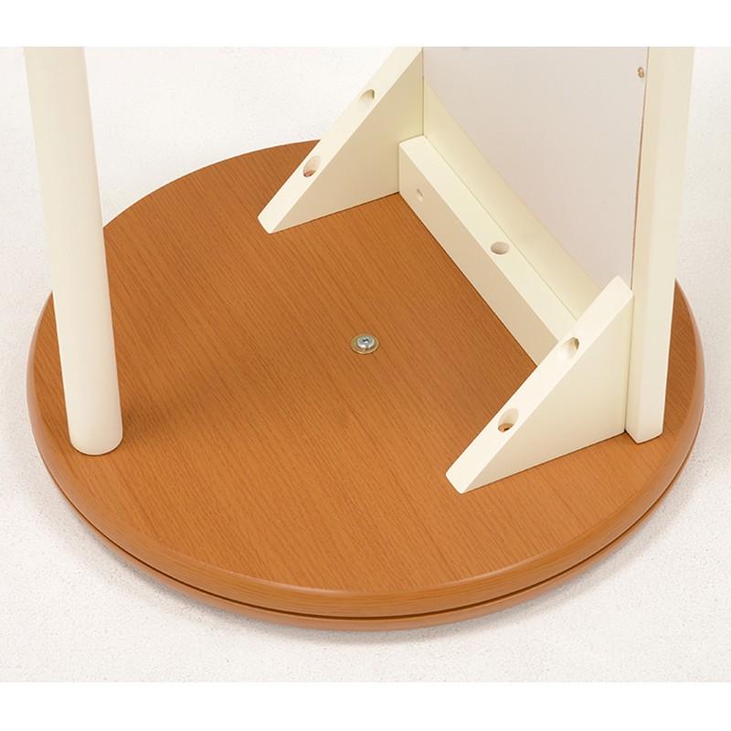 ミラーハンガーラック ハンガーミラーミラー スタンドミラー 鏡  ハンガー 掛け  全身鏡 帽子掛け 姿見 収納 VD-7029NW |  | 03