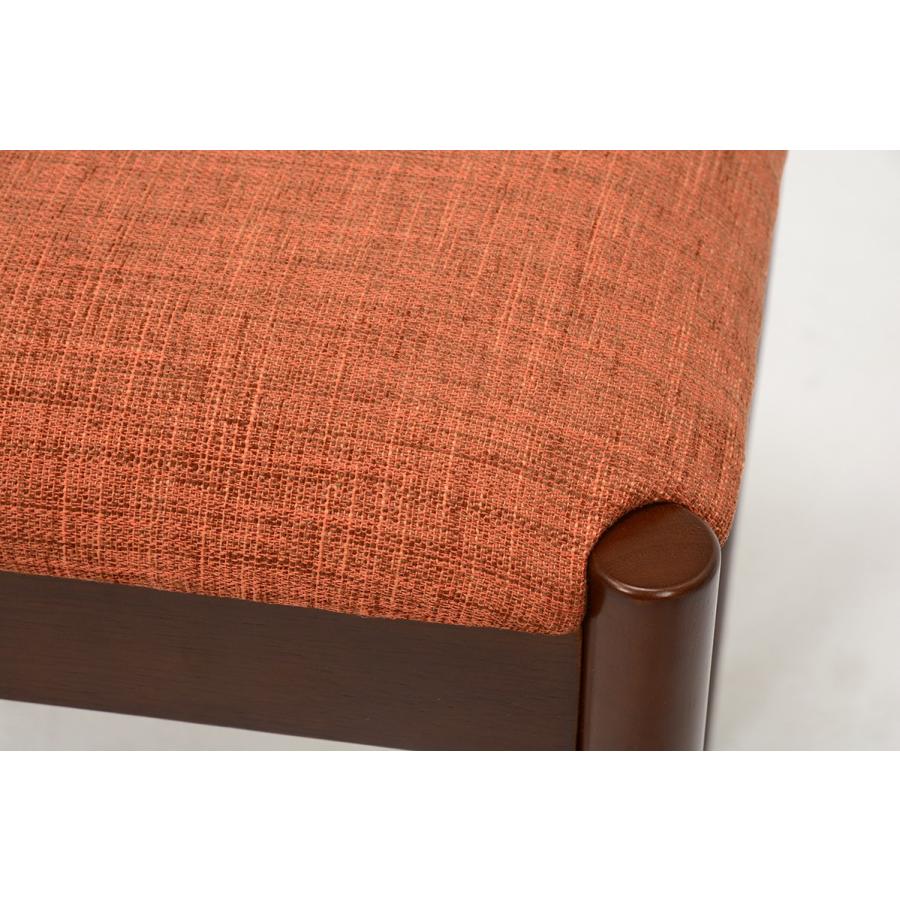 スツール 完成品 チェア ファブリック 椅子  オットマン 椅子いす 腰掛椅子 背もたれなし 橙 オレンジ VH-7959OR |  | 01