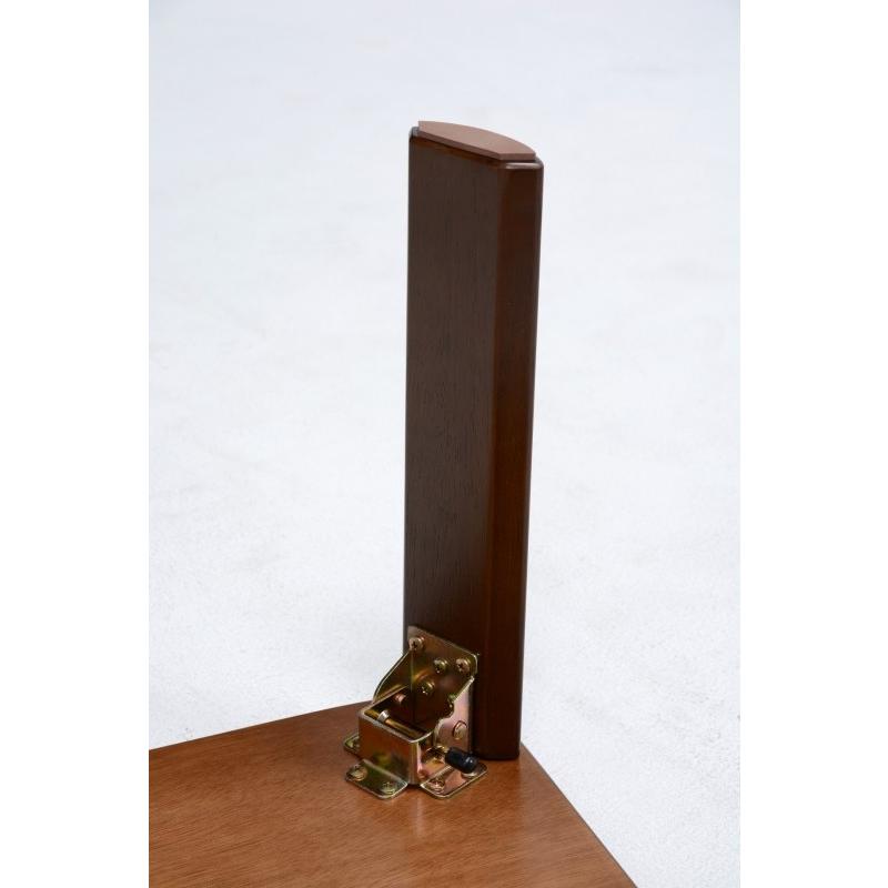 折れ脚テーブル 105cm センターテーブル ローテーブル リビングテーブル 長方形 VT-7922-105DBR |  | 03