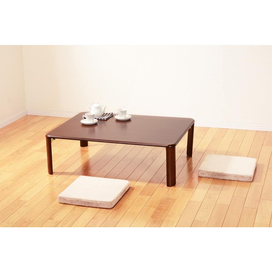 折れ脚テーブル 105cm センターテーブル ローテーブル リビングテーブル 長方形 VT-7922-105DBR |  | 06