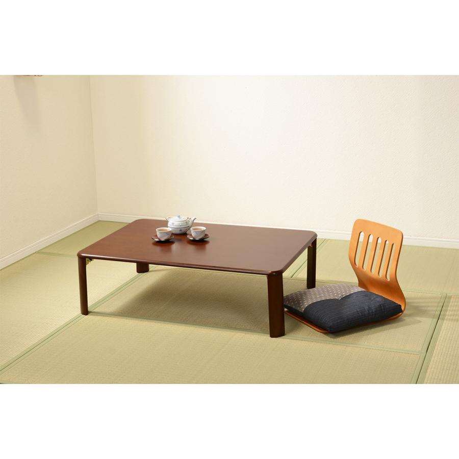 折れ脚テーブル 幅75cm テーブル ローテーブル センターテーブル テーブル 長方形 VT-7922-75DBR |  | 06