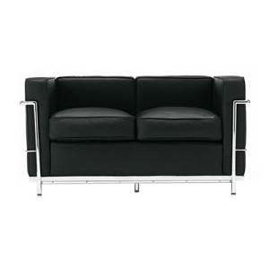 ル・コルビジェ LC2 2P デザイナーズリプロダクト リビングソファー 応接ソファー 二人掛けソファ 2人掛けソファー  040101131 | 