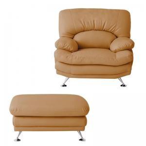 ハイバックソファ リベラル レザータイプ Aセット(1P+オットマン) ソファーセット レザーソファー 一人掛けソファー 1人掛けソファー 合成皮革 040105051 | 