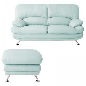 ハイバックソファ リベラル レザータイプ Cセット(2.5P+オットマン) ソファーセット レザーソファー 三人掛けソファー 2.5人掛け 合成皮革 040105053 | 