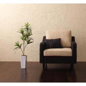 アバカシリーズ Carama カラマ 1人掛け単品 アジアンテイストソファー カウチソファー 幅約70 一人掛けソファー 1人掛けソファー  040109996 | 